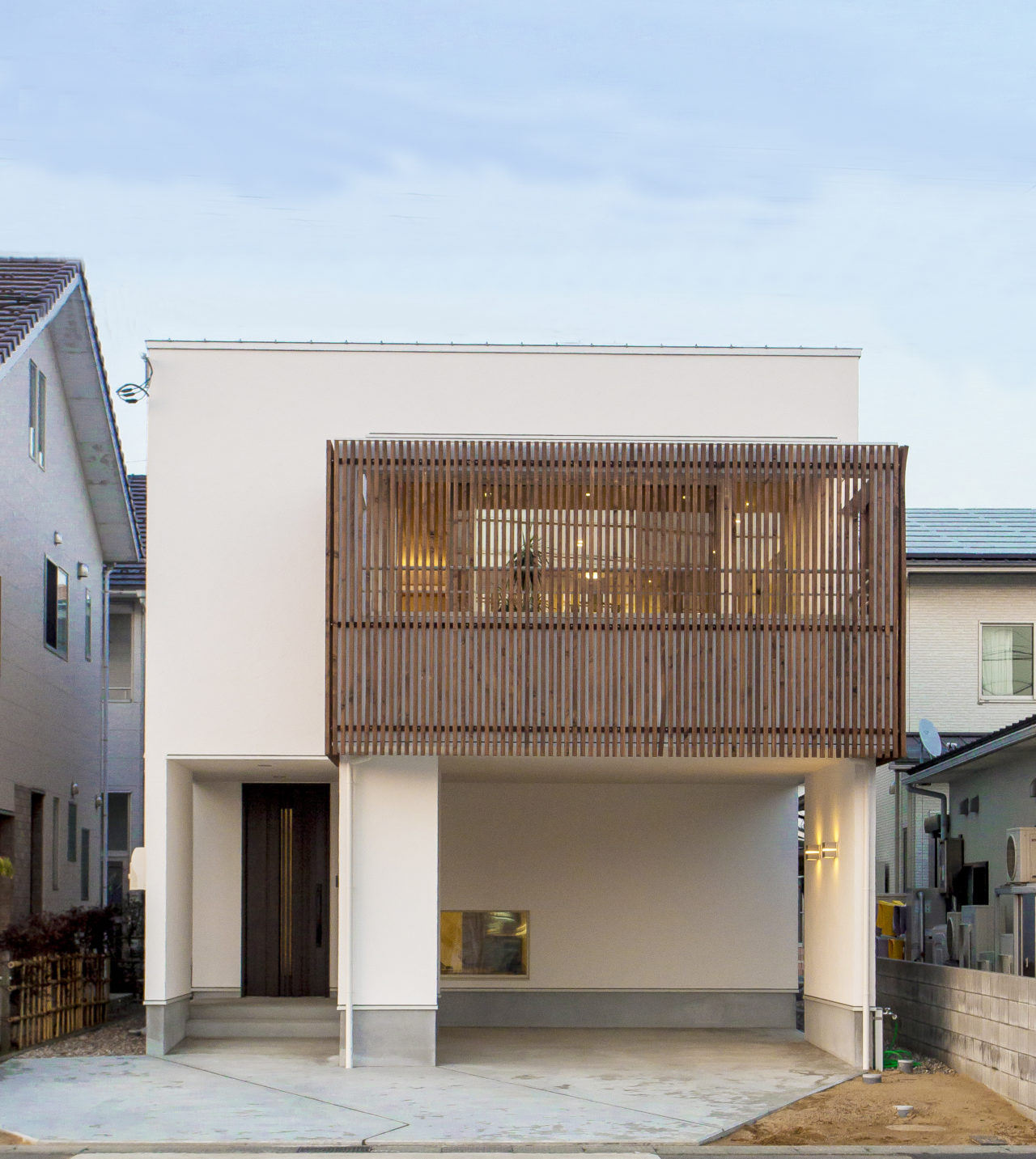 2階リビングに大容量のテラスがある住まい 水元工務店